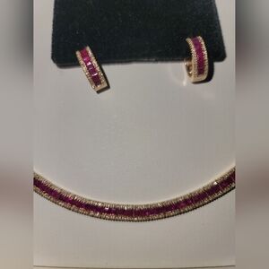 14K Yellow Gold Necklace and Earrngs Set Effy SOLD